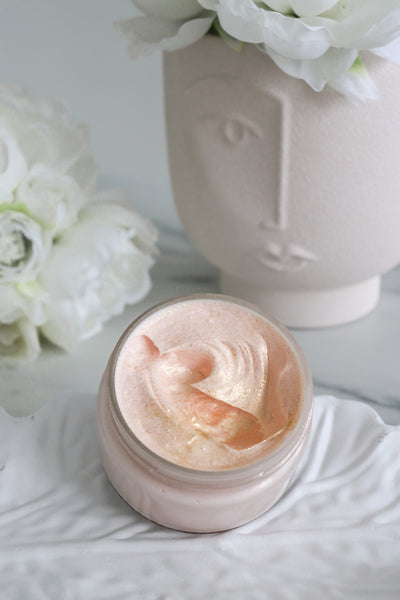 Sädelev kehasuflee "rose gold"