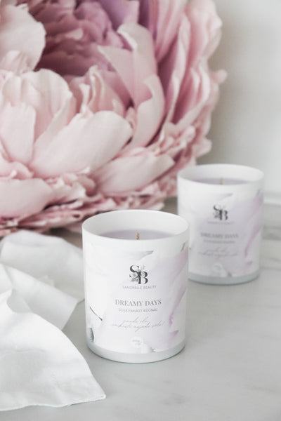 Sõnumiga küünal "Dreamy Days"