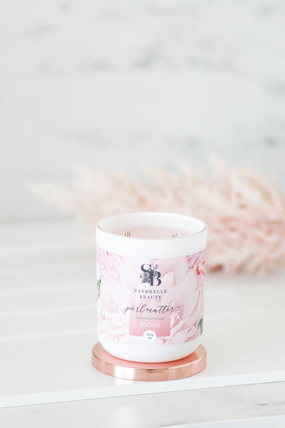 Kahe tahiga soojus pärlmutter küünal