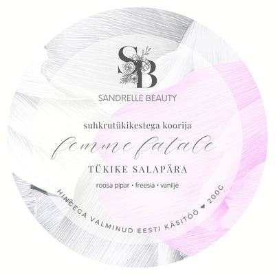 Suhkrutükikestega koorija "Femme Fatale"