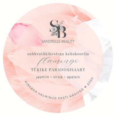 Suhkrutükikestega koorija "Flamingo"