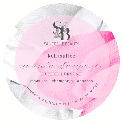 Kehasuflee "maasika-shampanja"