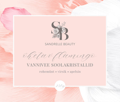 Vannivee soolakristallid "Õhetav Flamingo"