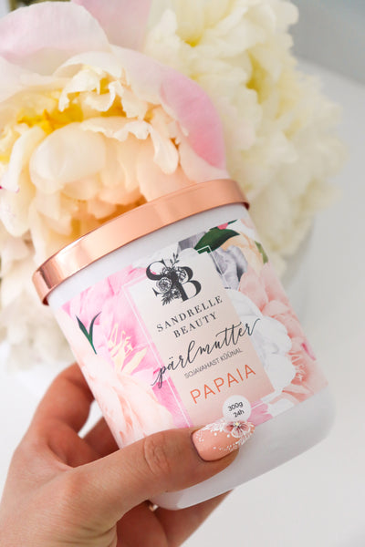 Kahe tahiga papaia & passion küünal