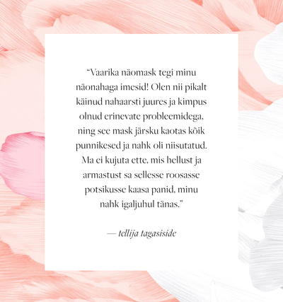 Vaarika savimask koorivate aprikoosi seemnetega