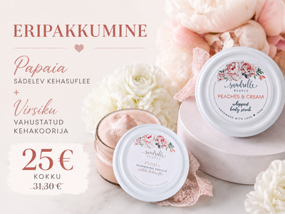 Kinkekomplekt "papaia & virsik"