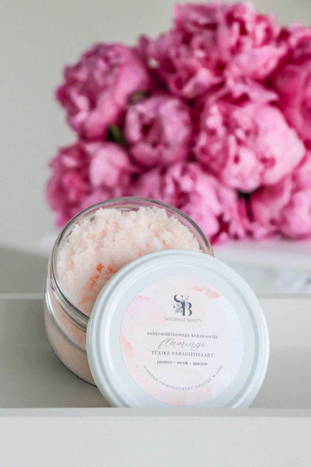 Suhkrutükikestega koorija "Flamingo"