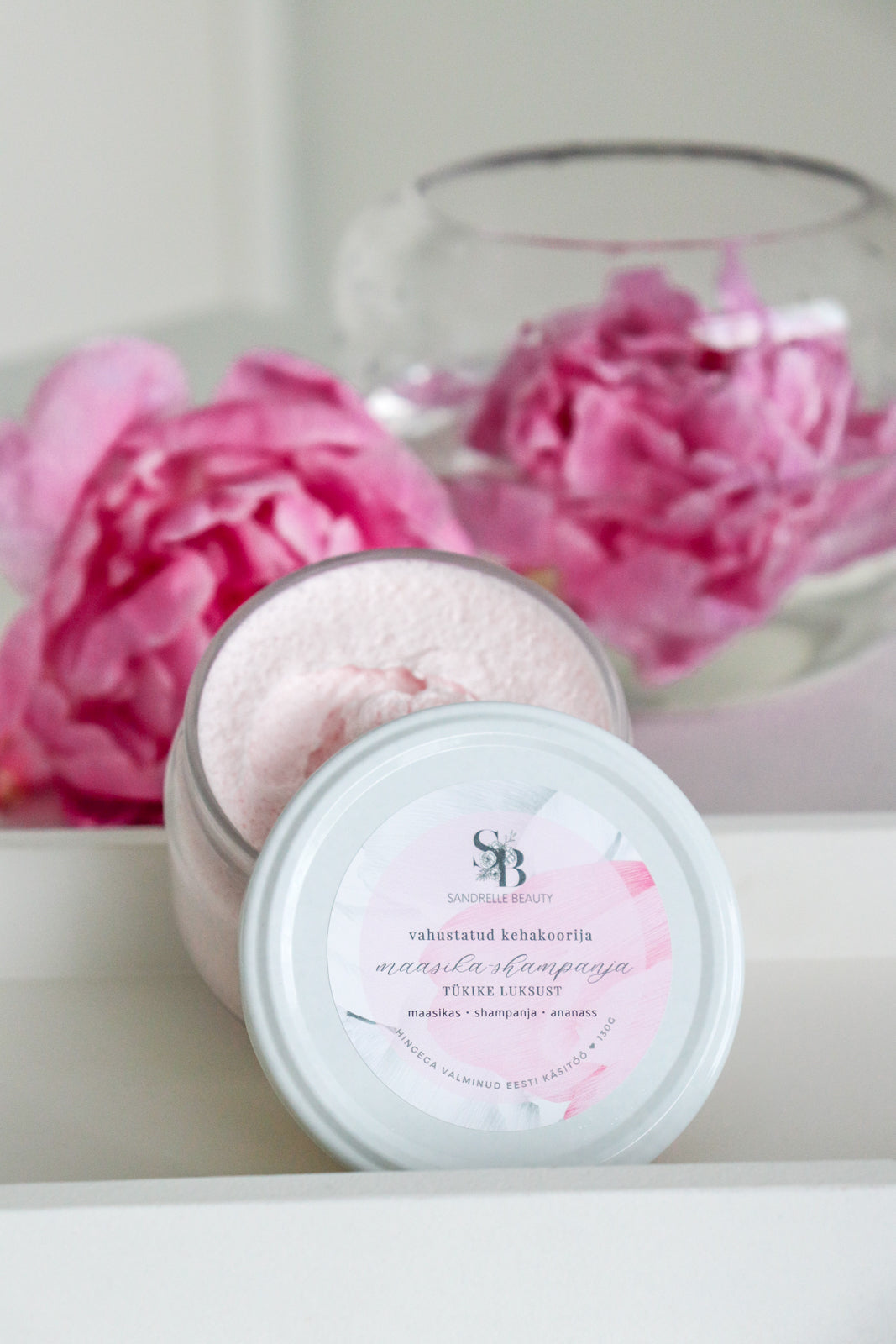 Vahustatud koorija "Maasika-shampanja"