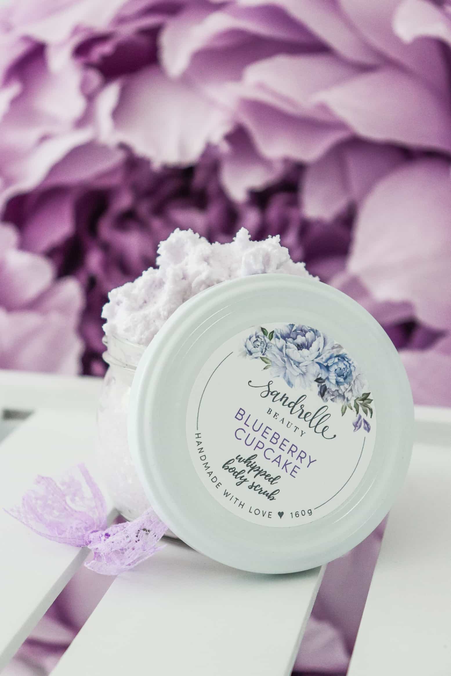 Vahustatud koorija "Mustikas & vanilje"